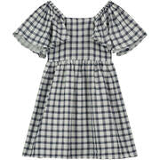 Vignette Hallie Dress | Navy Plaid