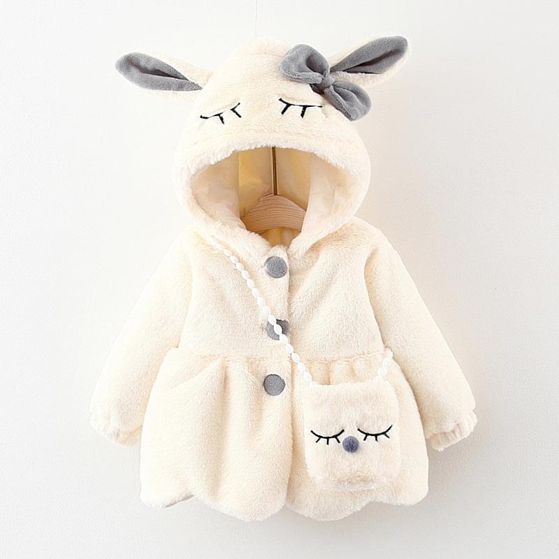 Furry Friends Hooded Coat - Keep Your Little One Cozy in Style
