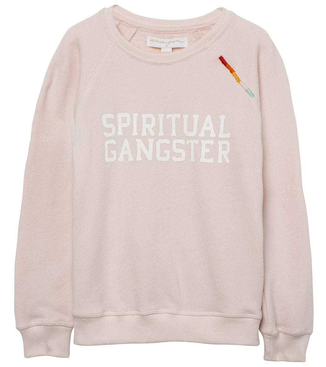 Spiritual Gangster Girls SG Varsity Crew Neck Pullover