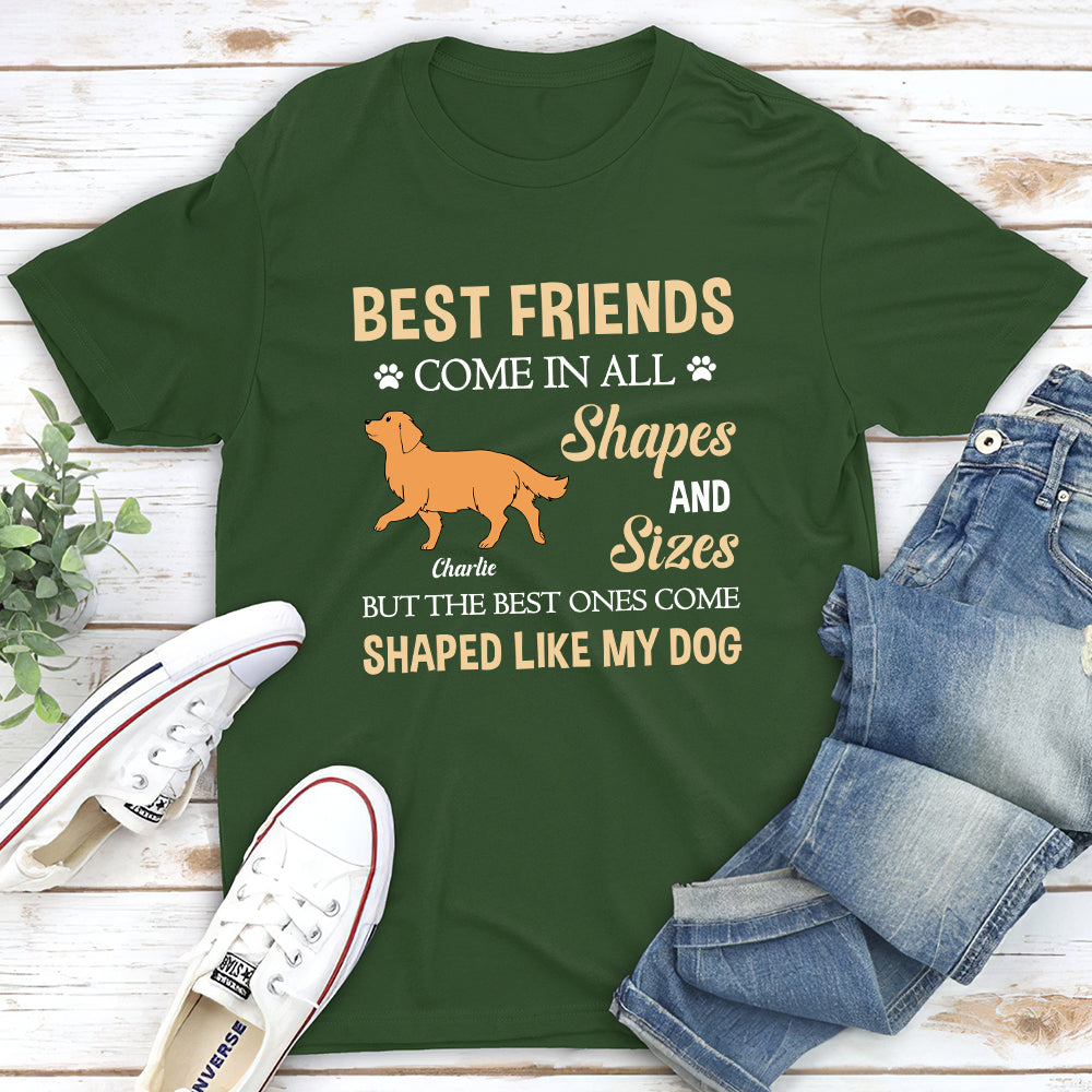 Shapes And Sizes - Personalized Custom Unisex T-shirt