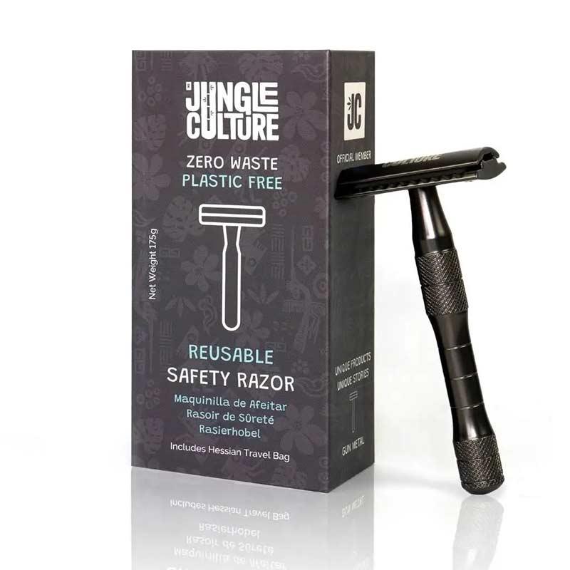 Jungle Culture Reusable Safety Razor - Executive Black
