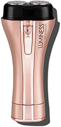 LUMINESS Silk & Smooth Duo Blade Hair Remover, Rose Gold