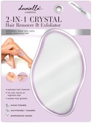 Danielle Creations2 in 1 Crystal Hair Remover and Exfoliator Purple