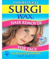SURGI WAX Hair Remover For Face - 3 Pack