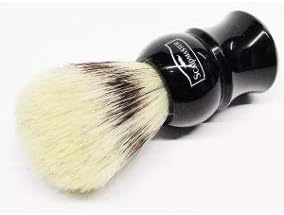 ScalpMaster Deluxe Shaving Brush, Pure Badger Bristles and Black Resin Handle for great shaving, Profesional Shaving Brush