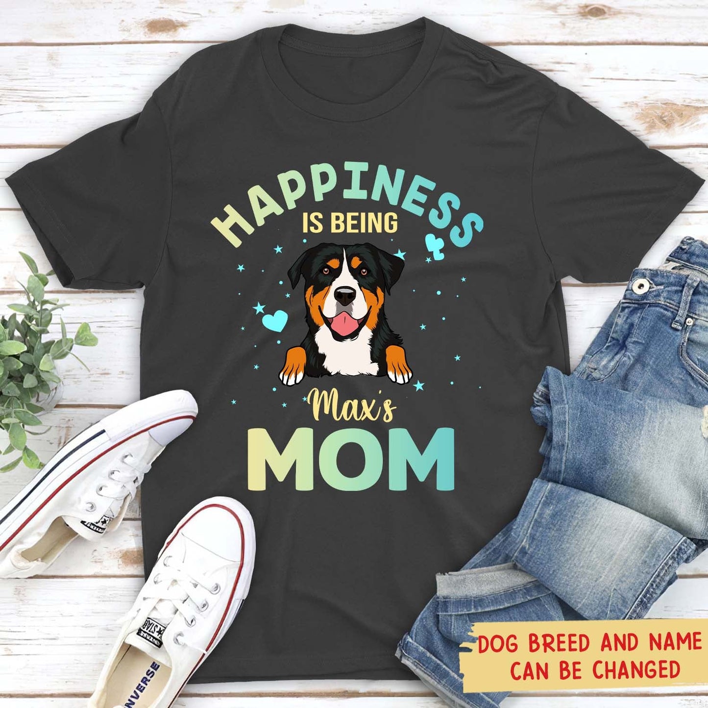 Being A Dog Mom 2 - Personalized Custom Unisex T-shirt