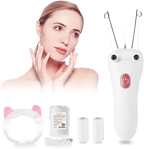 Threading Hair Removal ,Face Epilator USB Charging Threading Tool for Face Electric Threading Eyebrow Threading Machine for Women