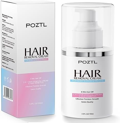 POZTL Hair Removal Cream, Hair Removal For Women And Men, Hair Removal Cream For Pubic Hair, Unwanted Hair in Underarms