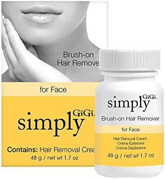 Simply GiGi Brush-on Facial Hair Removal Cream, 1.7 oz
