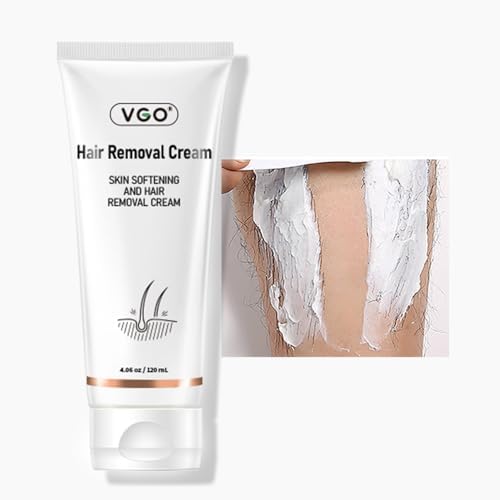 VGO Hair Removal Cream for Women & Men Painless Bikini Hair Removal Gel Hair Removal Lotion for Unwanted Hair, All Skin Types 110ml