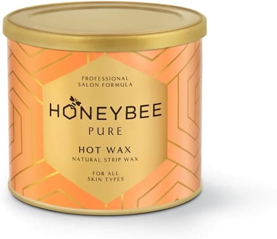 Honeybee Pure Hot Sugar Wax | For Legs, Arms, Underarms, Bikini | At Home Quick and Easy Hair Removal | For Sensitive Skin | 600 Gm