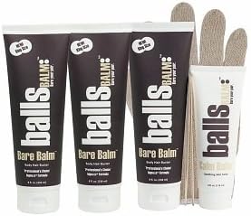 The Bare Pair 'Threesome' King Kombo - Body Hair Management System (w/Exfoliating Glove)