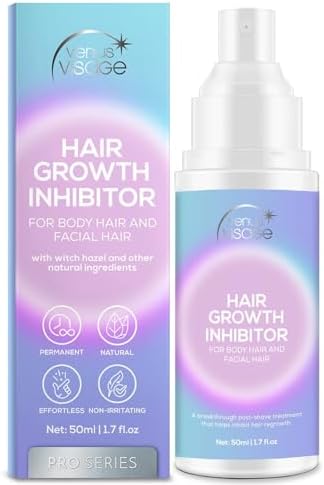 Hair Inhibitor 50ml Upgraded, Hair Stop Growth Spray, Non-Irritating Hair Removal Inhibitor for Body and Face, Arm, Armpit, Leg for Men and Women