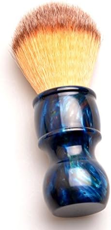 CSB SYNTHETIC Bristle Shaving Brush with Deep Blue Colorful Resin Handle