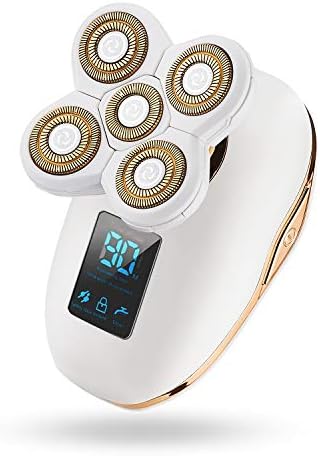 Electric Razor for Women Painless Leg Shaver Hair Remover for Leg Face Lips Body Arm Cordless Bikini Trimmer Lady Wet Dry Instant Shaver Waterproof and USB Rechargeable-Bald Head Shaver for Men