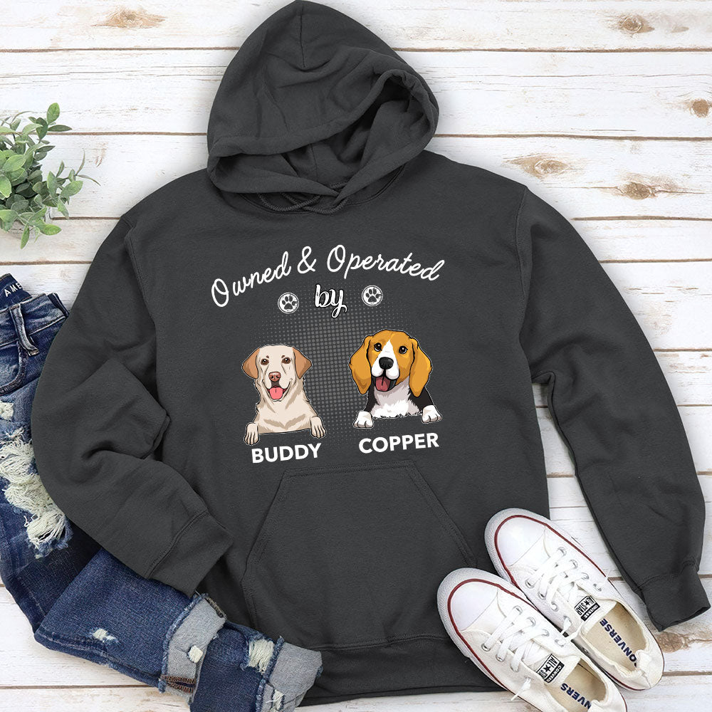 Operated By Dog - Personalized Custom Hoodie