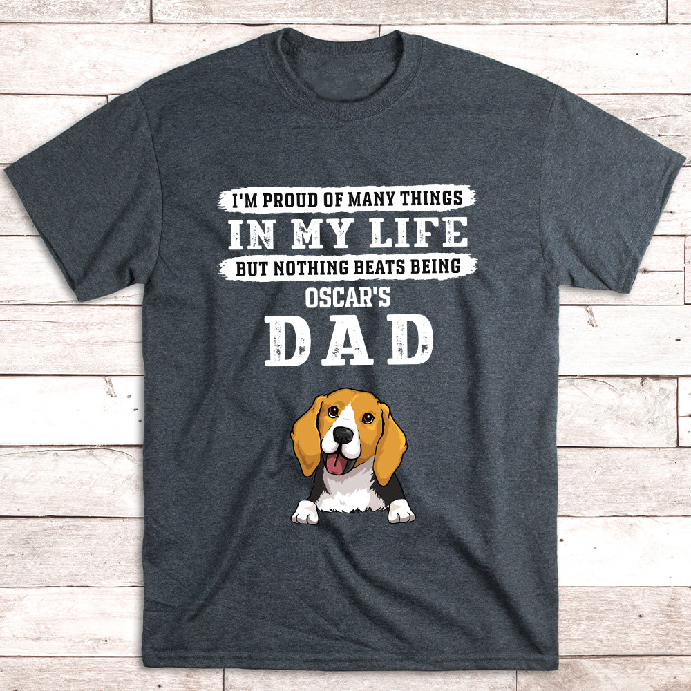 Proud Dad - Personalized Custom Unisex T-shirt