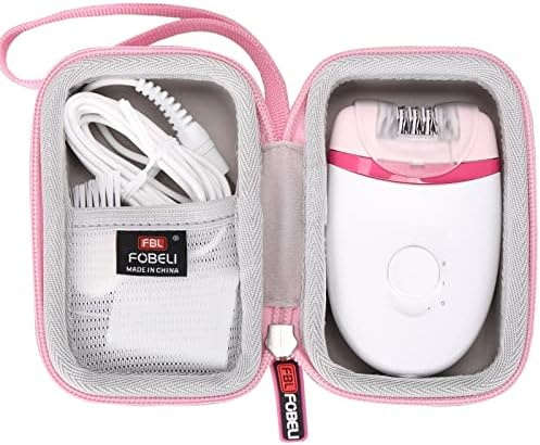 FBLFOBELI Hard Storage Case Compatible with Philips Satinelle Essential BRE235/04 Compact Hair Removal, EVA Protective Travel Carrying Container Bag (Case Only)