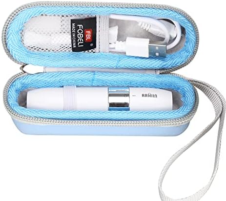 FBLFOBELI Hard Storage Case for Braun Mini Hair Remover Electric Facial Hair Removal, EVA Protective Travel Carrying Container Bag