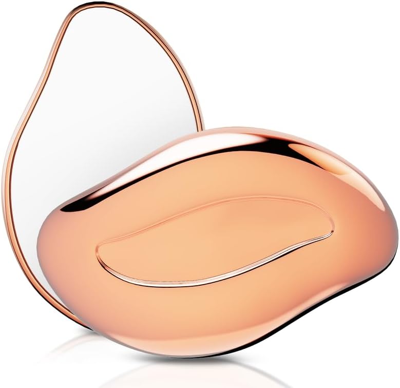 Crystal Hair Eraser for Women and Men, Crystal Hair Remover Magic Hair Eraser Portable Epilator Painless Exfoliation Hair Removal Tool for Arms Legs and Back - Fast & Easy, Reusable & Washable - Gold