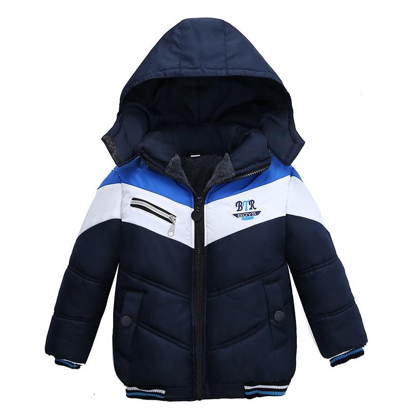 BTR Long Sleeved Hooded Padded Jacket For Boys