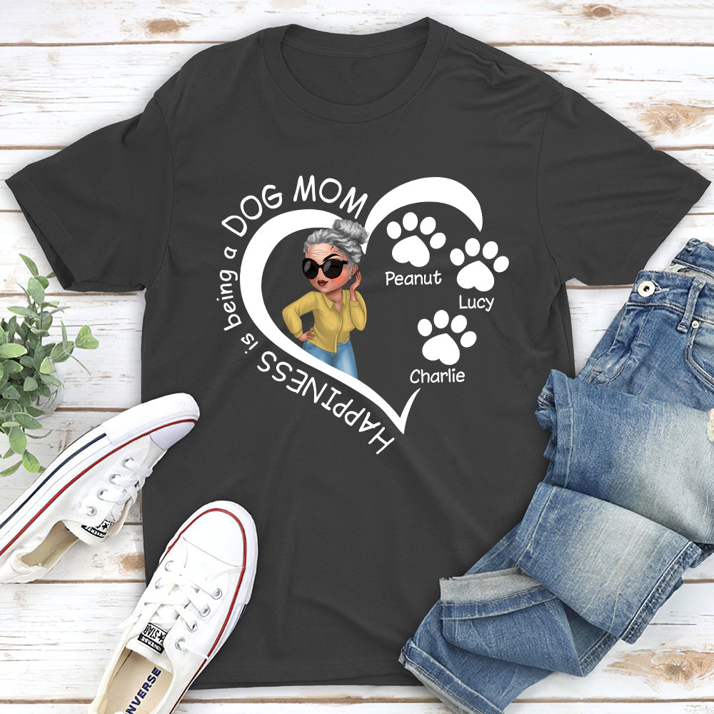 Happiness, Heart Line - Personalized Custom Unisex T-shirt