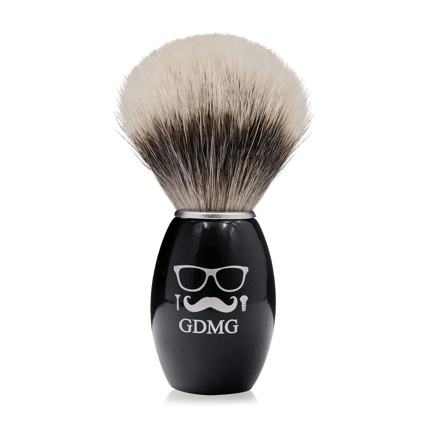 Badger Brush,The Art of Shaving, Black Wooden Handle, Enlightener Badger Hair Shave Brush for Men's Shaving