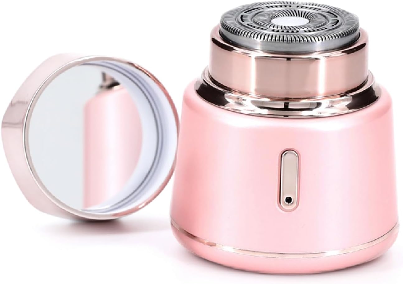 Facial Hair Removal for Women,Painless Facial Hair Remover,Rechargeable Hair Removal Device,Face Shaver for Women Facial Hair,Legs Face Lips Hair Sensitive Skin, Safe and Painless-Pink
