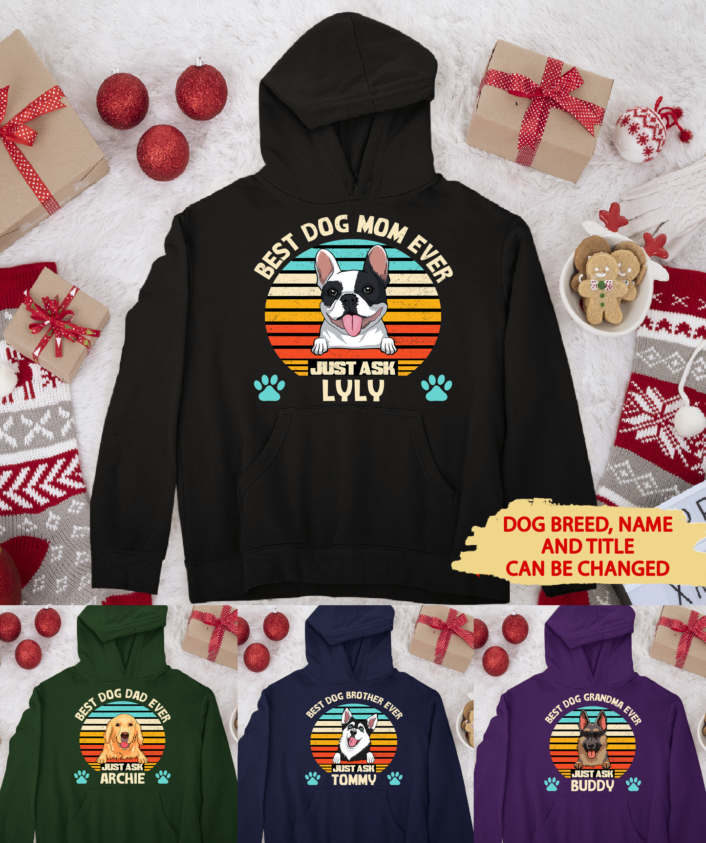 Best Dog Dad/Mom Ever - Personalized Custom Hoodie