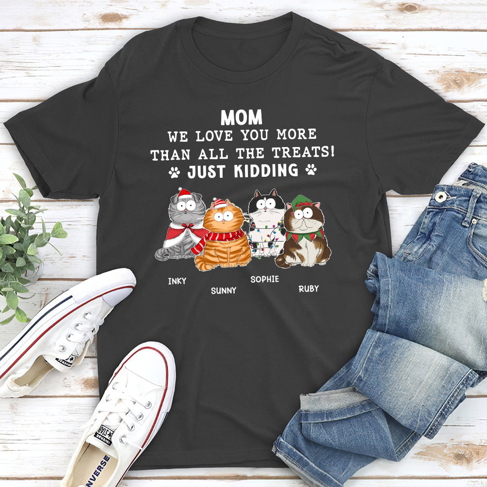 All The Treats For Cat - Personalized Custom Unisex T-shirt