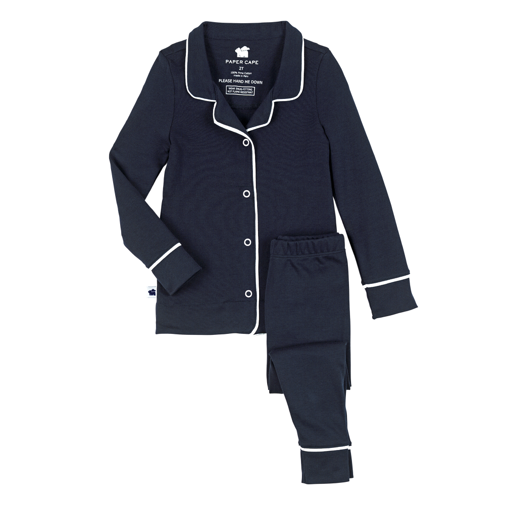 Paper Cape Classic Pajamas | Navy