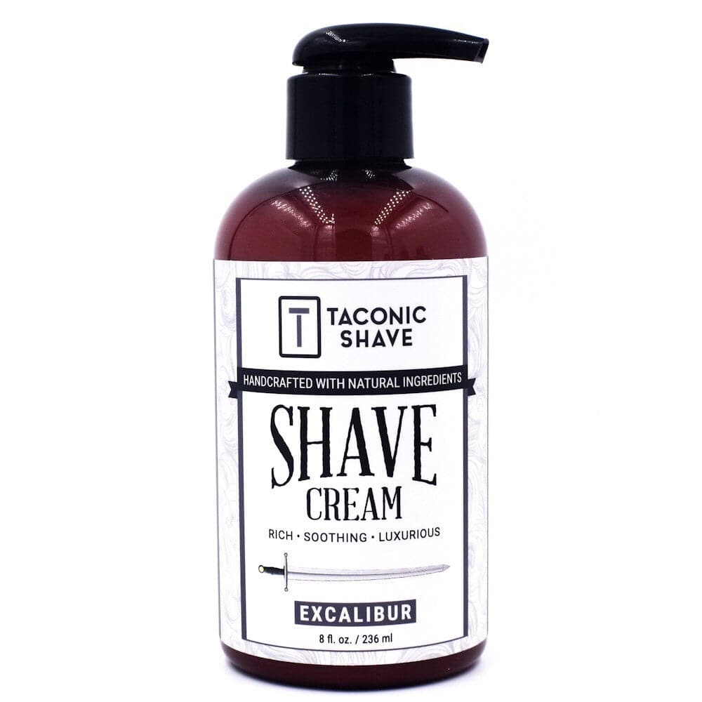 Excalibur Shave Cream - by Taconic Shave (8oz Pump)