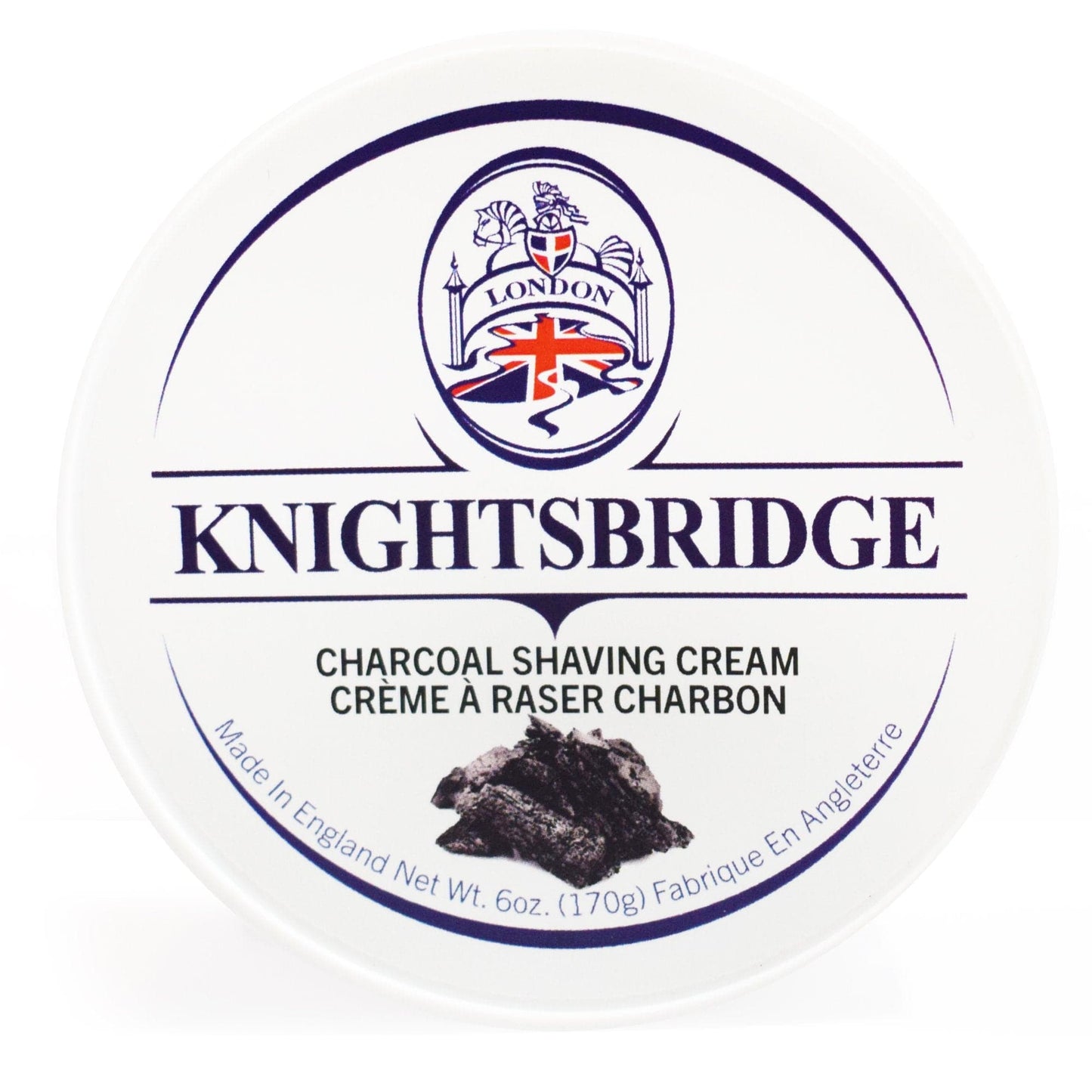 Charcoal Shaving Cream (6oz) - by Knightsbridge
