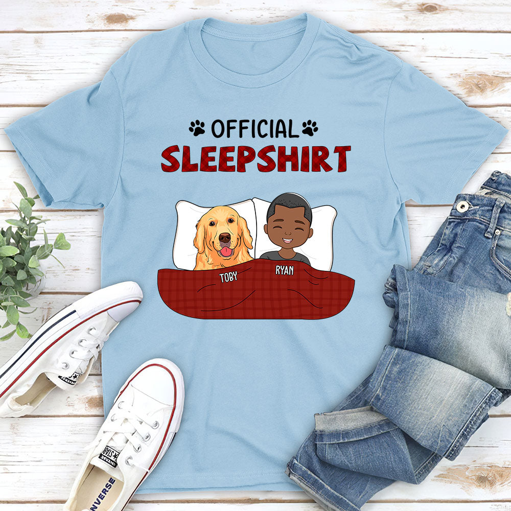 Official Sleepshirt Red - Personalized Custom Unisex T-shirt