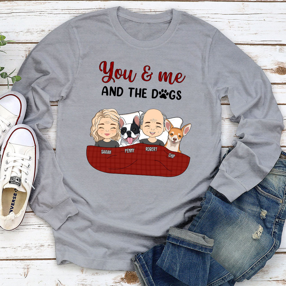 You And Me - Personalized Custom Long Sleeve T-shirt