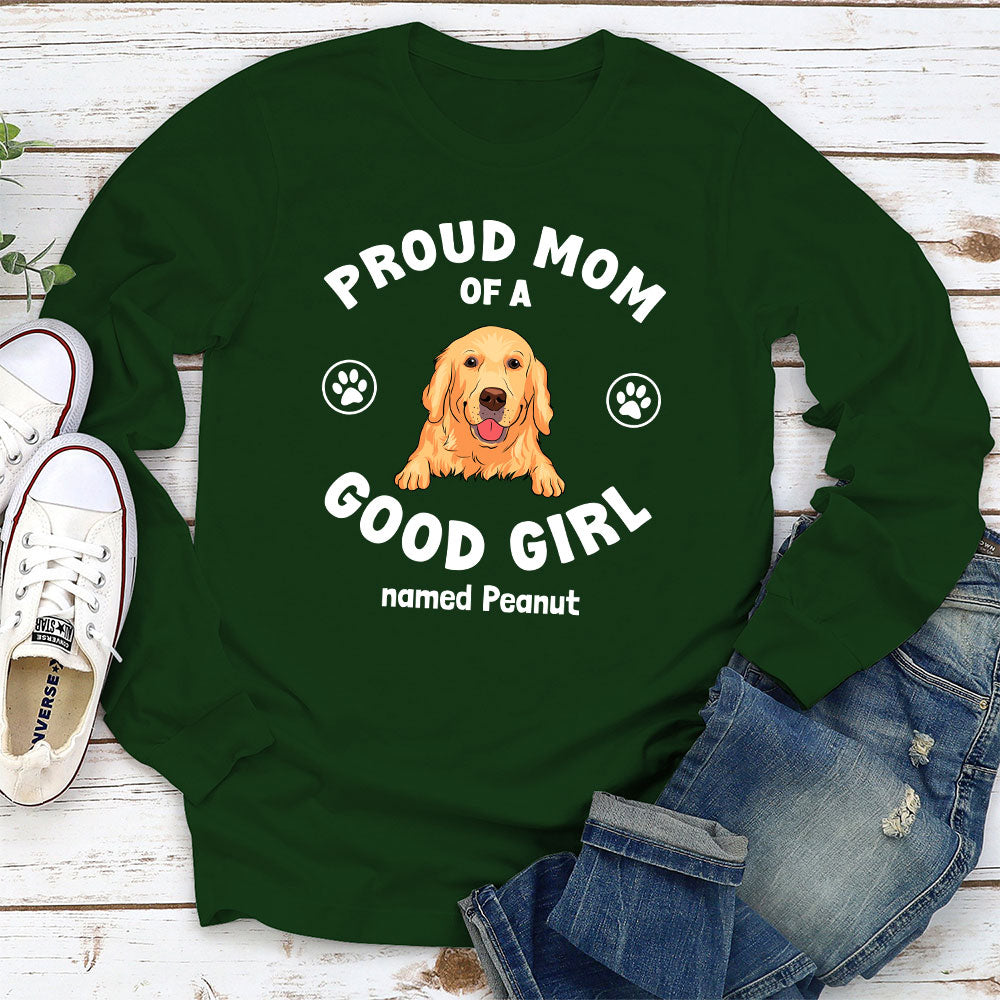 Proud Parent - Personalized Custom Long Sleeve T-shirt