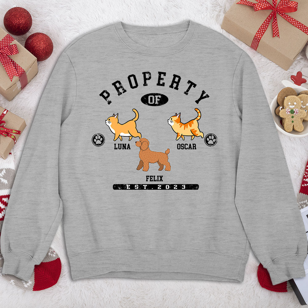 Pet Property - Personalized Custom Sweatshirt