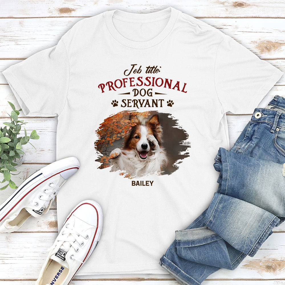 Professional Dog Servant Vintage - Personalized Custom Unisex T-shirt