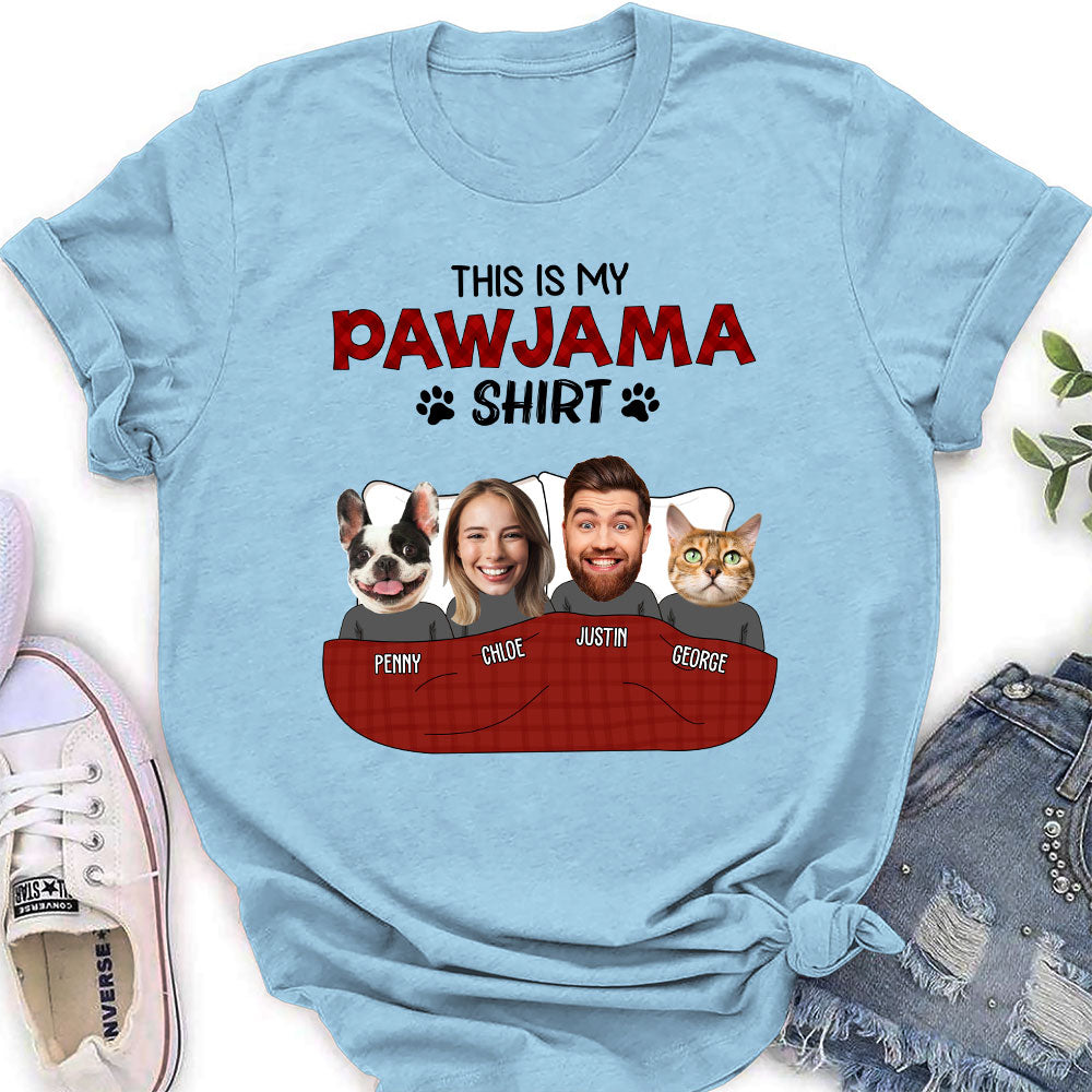 Pajama Shirt Photo - Personalized Custom Women's T-shirt