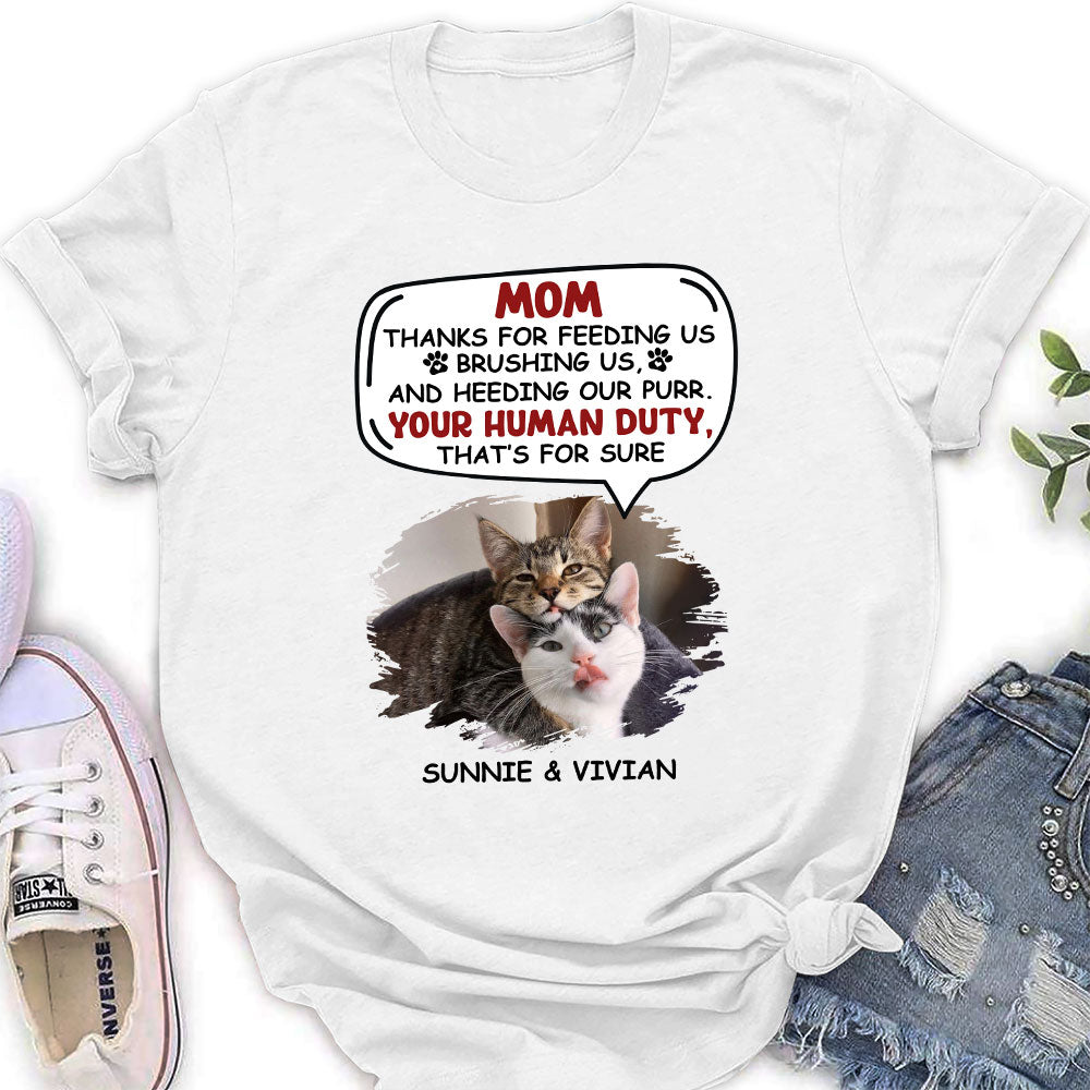 Your Human Duty - Personalized Custom Women's T-shirt