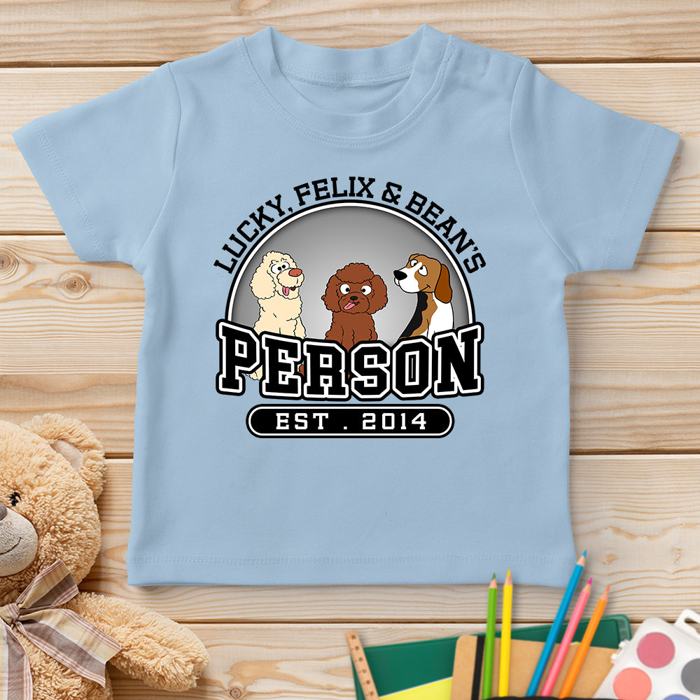 Dog Person - Personalized Custom Youth T-shirt