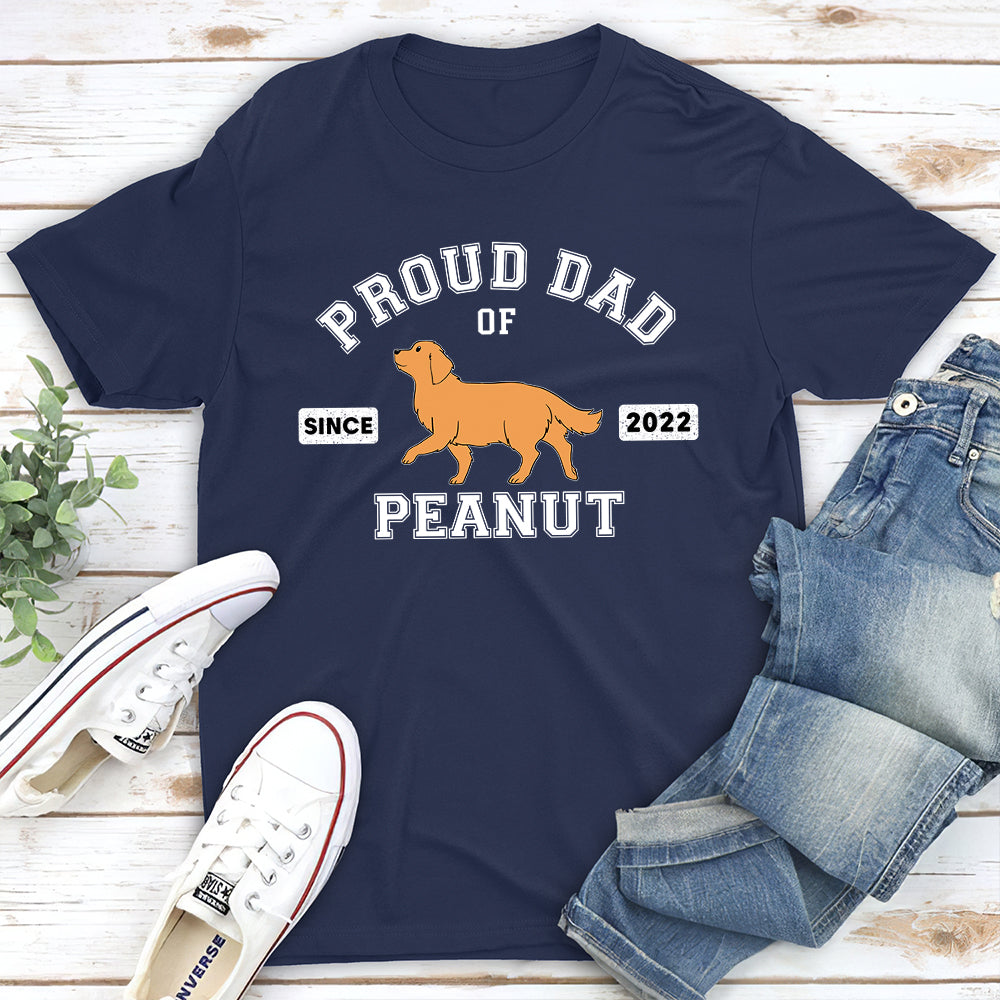 Proud Mom/Dad Walking - Personalized Custom Unisex T-shirt