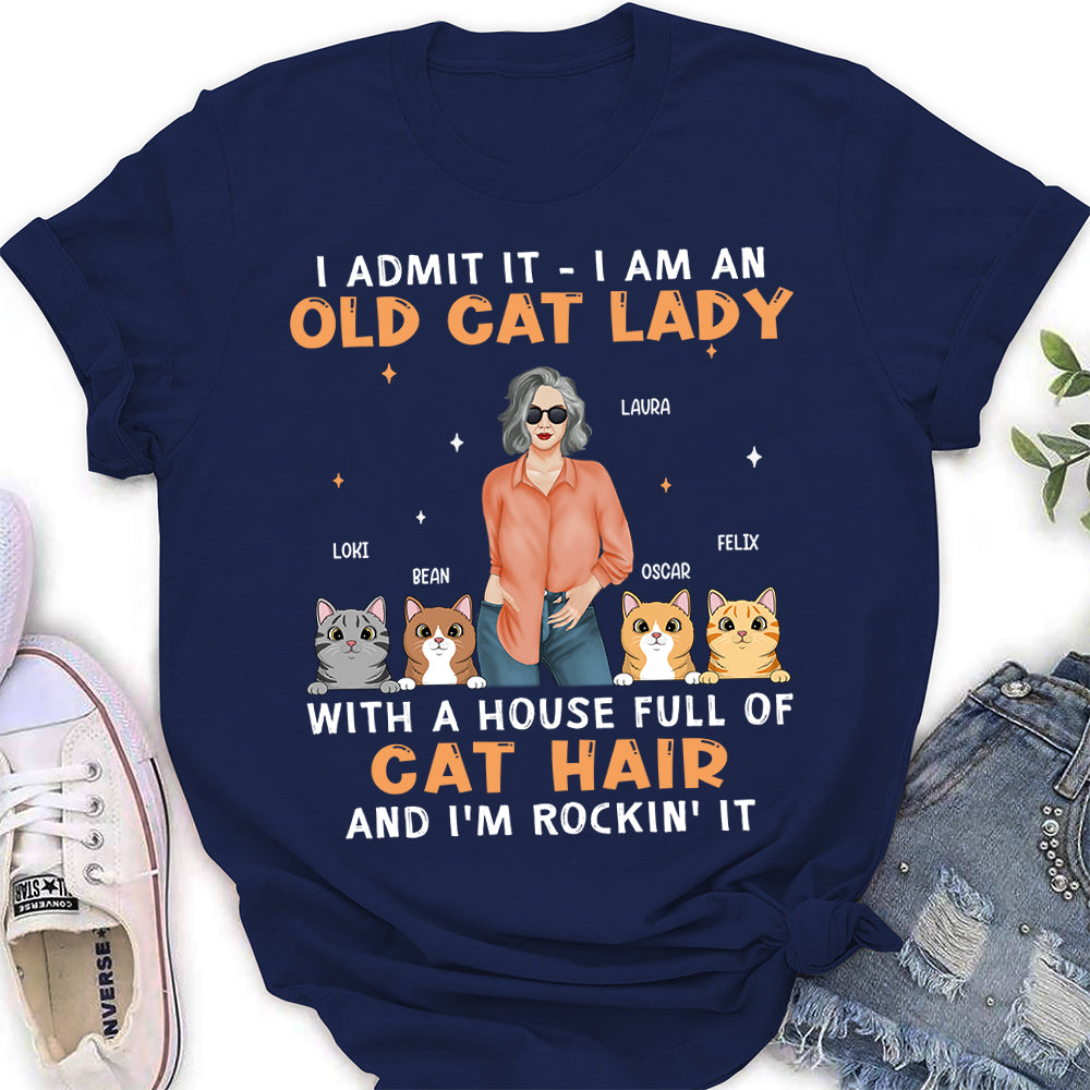 Rockin' Cat Lady Life - Personalized Custom Unisex T-shirt