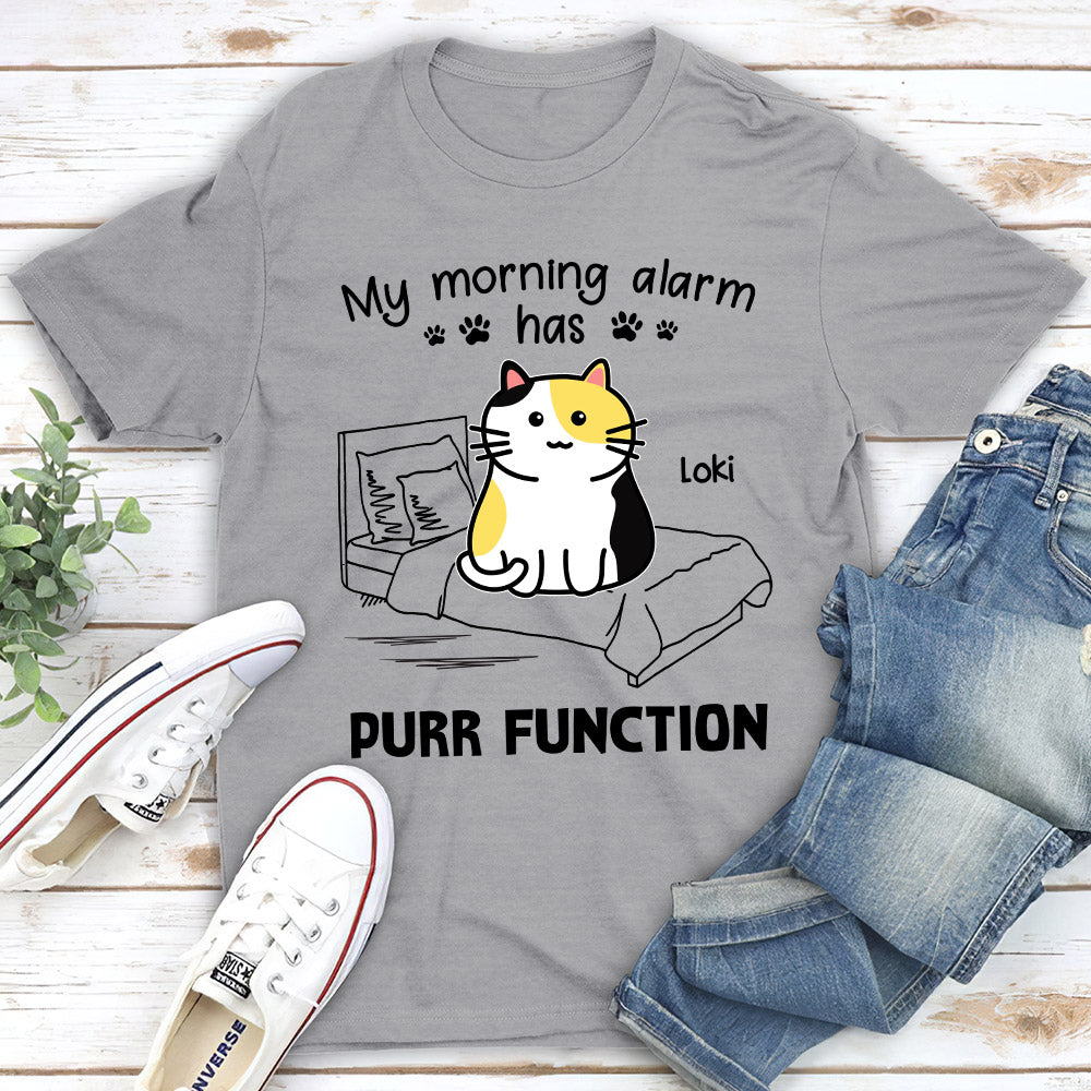 My Morning Alarm - Personalized Custom Unisex T-shirt