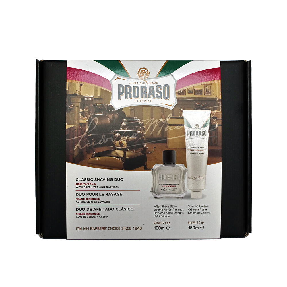 Proraso Duo Classic Shaving Kit - Sensitive