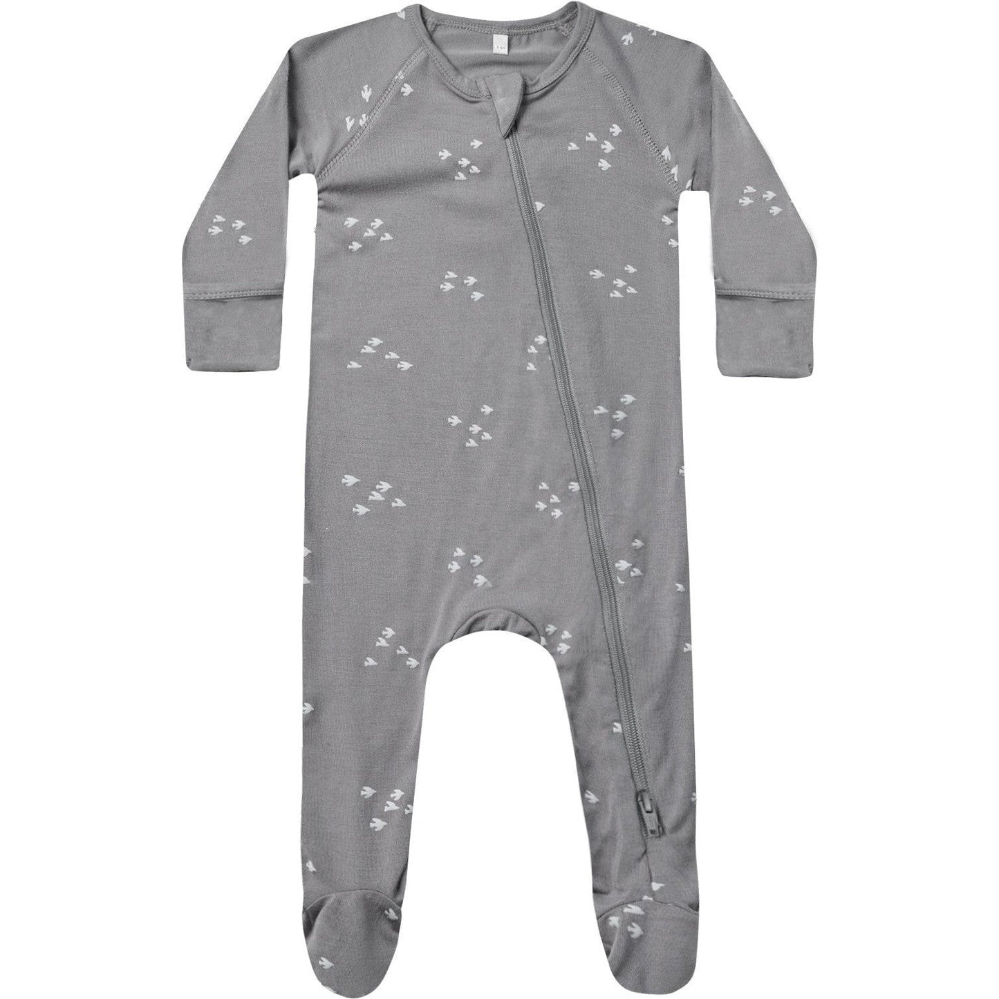 Quincy Mae Bamboo Zip Footie | Flock