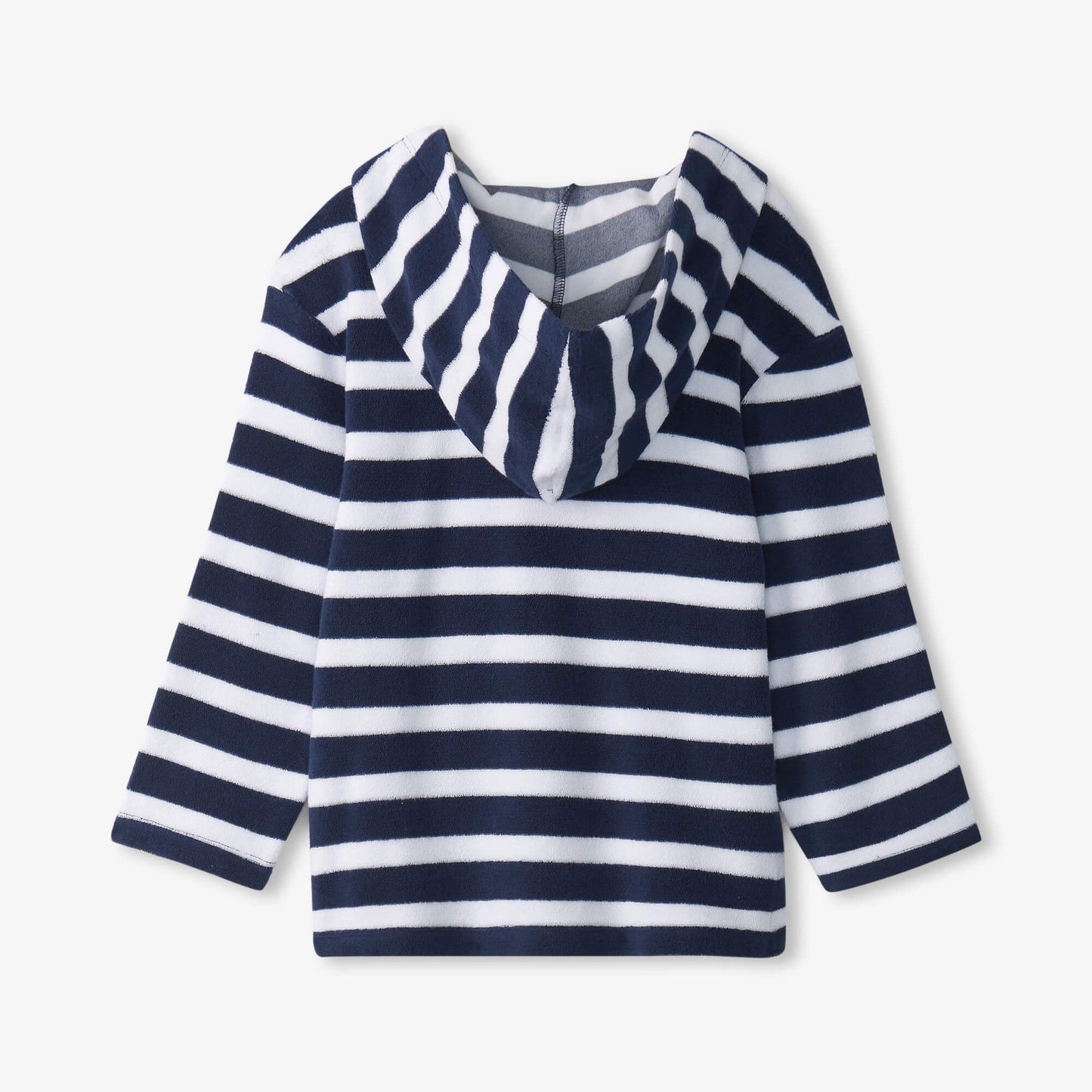 Hatley Deep Sea Stripes Terry Pull Over Hoodie
