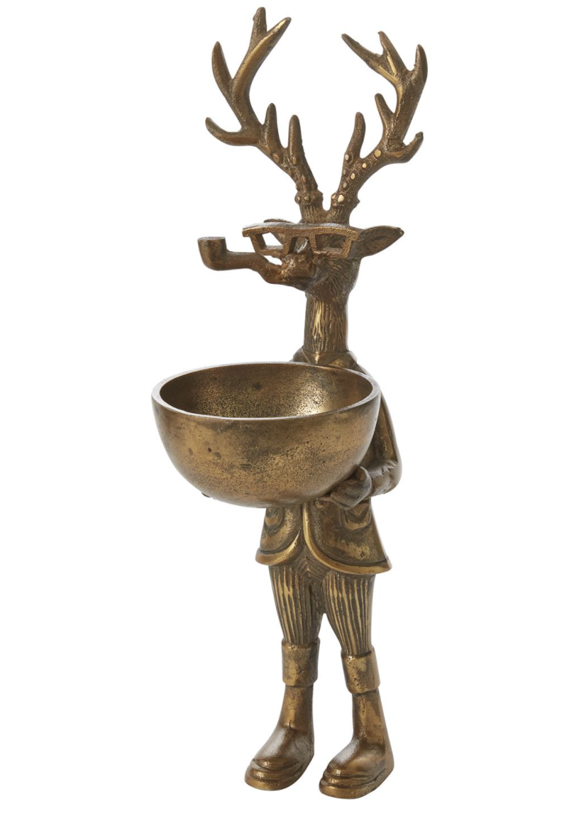 E + E Deer Dish Stand