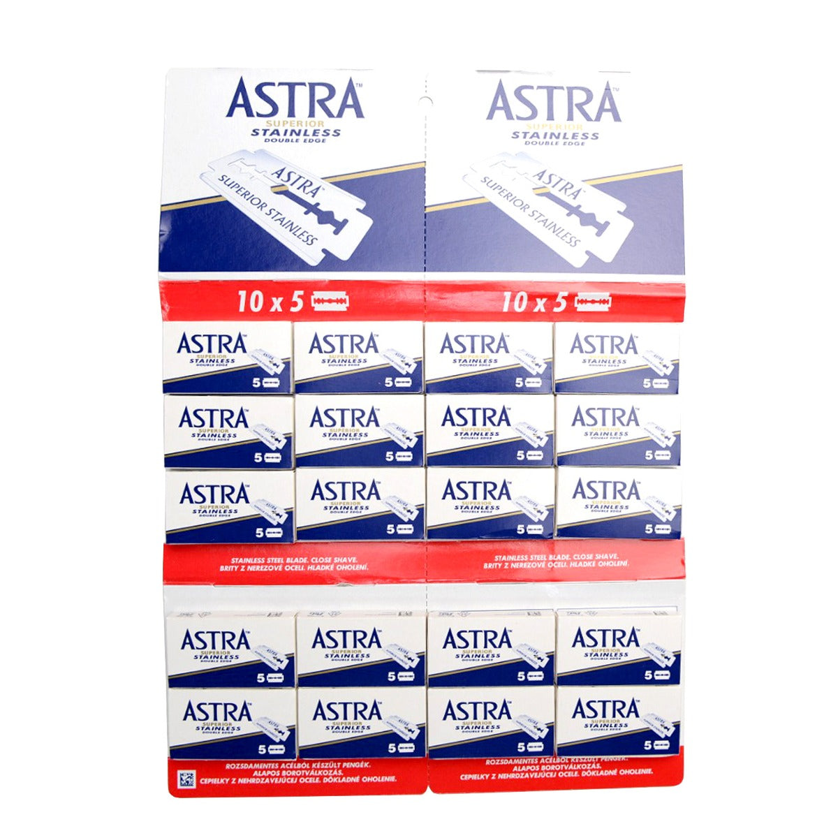 Astra Superior Stainless Double Edge Blades (100)