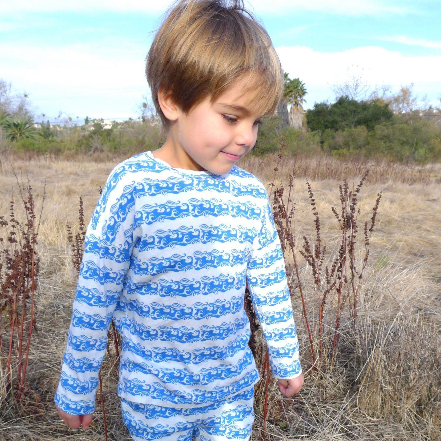 Kids' Hello Fun Wave Unisex Long Sleeve Tee